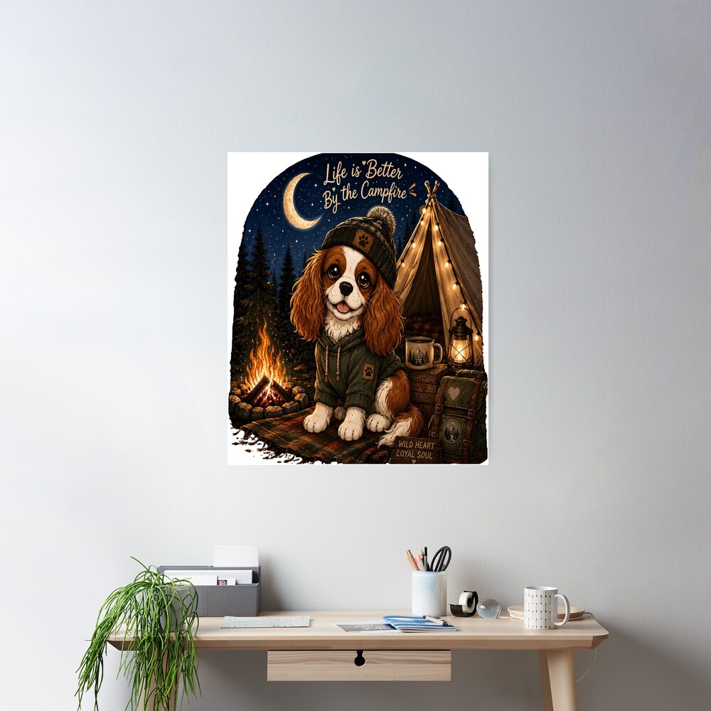 cpostermediumsquare_product1000x1000.2-6 cpostermediumsquare product1000x1000.2 6 - Cavalier King Charles Spaniel Gifts UK