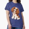 ssrcoclassic teewomens 02353d774d8b4ffd91frontproduct squarex1000 2 - Cavalier King Charles Spaniel Gifts UK