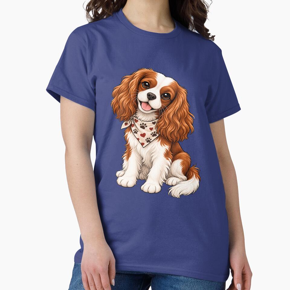 ssrcoclassic_teewomens_02353d774d8b4ffd91frontproduct_squarex1000-2 ssrcoclassic teewomens 02353d774d8b4ffd91frontproduct squarex1000 2 - Cavalier King Charles Spaniel Gifts UK