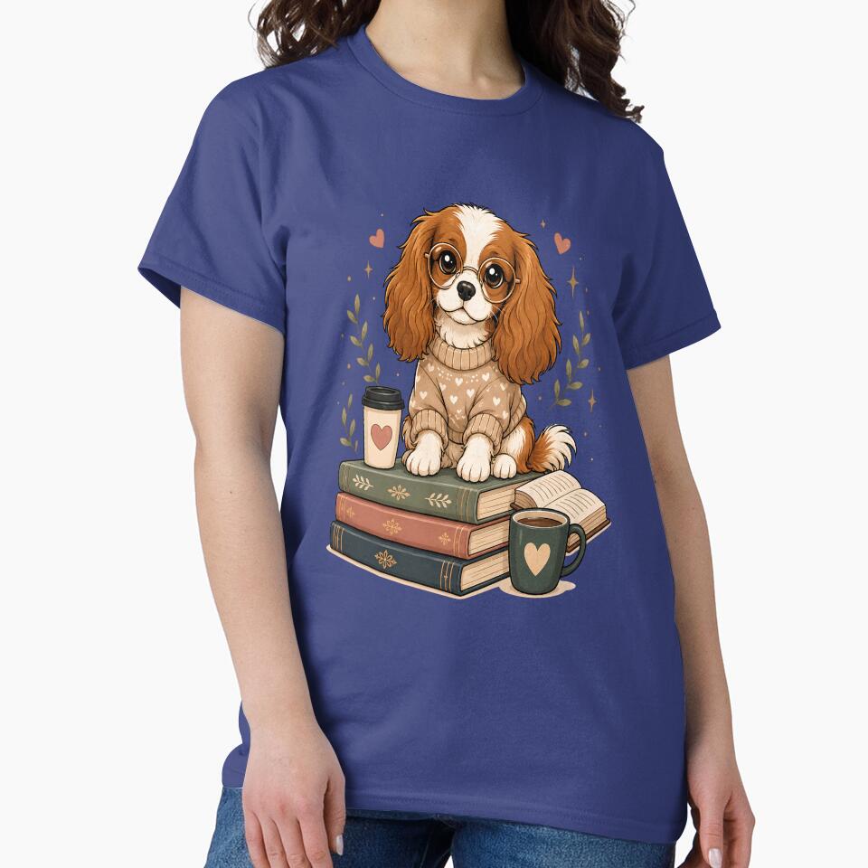 ssrcoclassic_teewomens_02353d774d8b4ffd91frontproduct_squarex1000-4 ssrcoclassic teewomens 02353d774d8b4ffd91frontproduct squarex1000 4 - Cavalier King Charles Spaniel Gifts UK