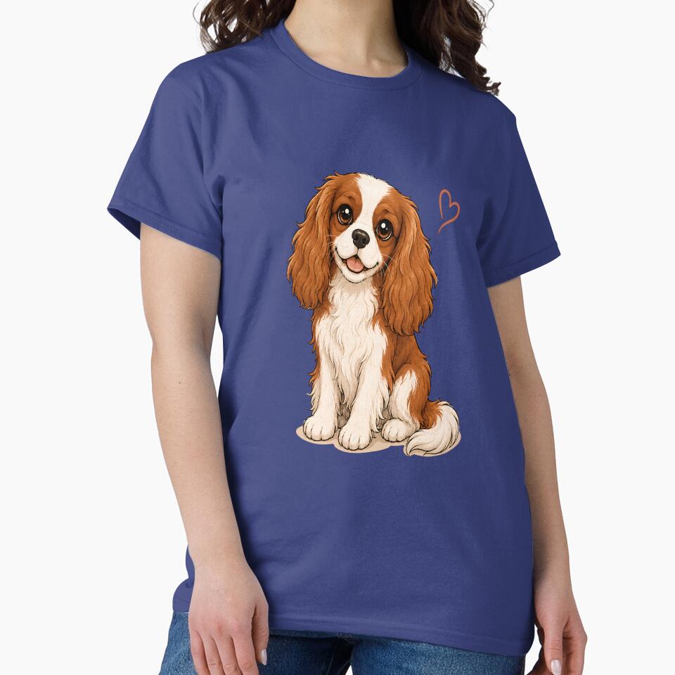 ssrcoclassic_teewomens_02353d774d8b4ffd91frontproduct_squarex1000-7 ssrcoclassic teewomens 02353d774d8b4ffd91frontproduct squarex1000 7 - Cavalier King Charles Spaniel Gifts UK