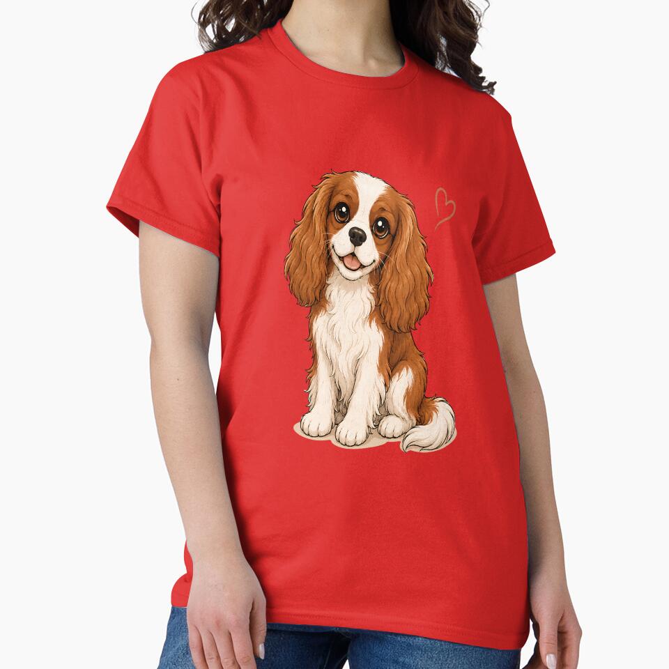 ssrcoclassic_teewomens_02dd21218219e99865frontproduct_squarex1000-7 ssrcoclassic teewomens 02dd21218219e99865frontproduct squarex1000 7 - Cavalier King Charles Spaniel Gifts UK
