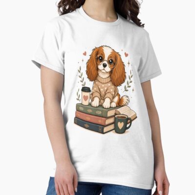 Cavalier Aesthetic Illustration T-shirt