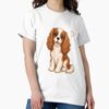 ssrcoclassic teewomens 02fafafaca443f4786frontproduct squarex1000 7 - Cavalier King Charles Spaniel Gifts UK