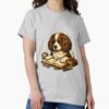 ssrcoclassic teewomens 02heather greyfrontproduct squarex1000 14 - Cavalier King Charles Spaniel Gifts UK