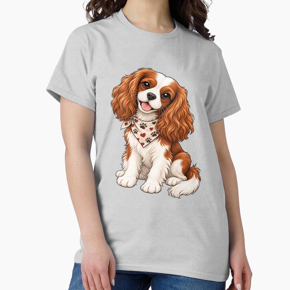ssrcoclassic_teewomens_02heather_greyfrontproduct_squarex1000-2 ssrcoclassic teewomens 02heather greyfrontproduct squarex1000 2 - Cavalier King Charles Spaniel Gifts UK
