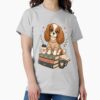 ssrcoclassic teewomens 02heather greyfrontproduct squarex1000 4 - Cavalier King Charles Spaniel Gifts UK