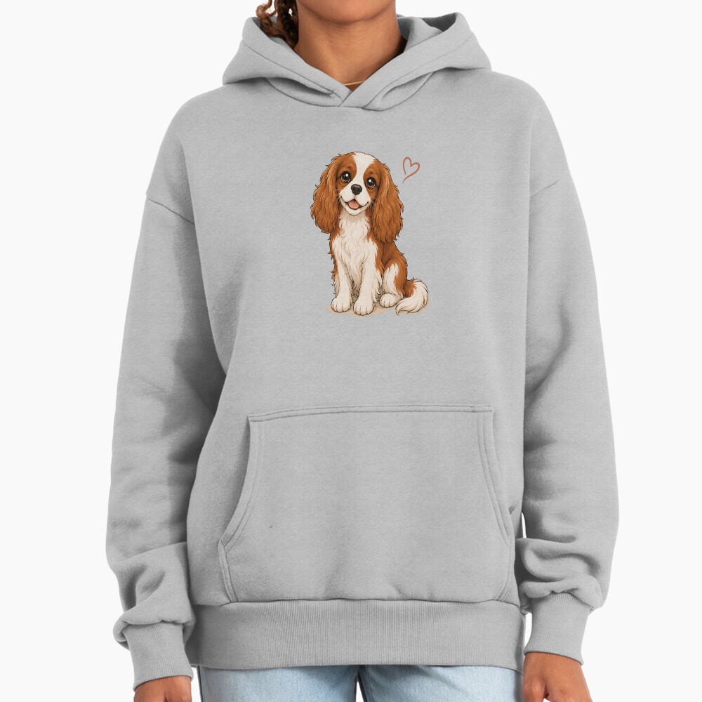 ssrcooversized_hoodiewomens_01heather_greyfrontsquare_productx1000-5 ssrcooversized hoodiewomens 01heather greyfrontsquare productx1000 5 - Cavalier King Charles Spaniel Gifts UK