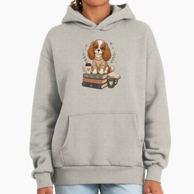 Cavalier Aesthetic Illustration Hoodie