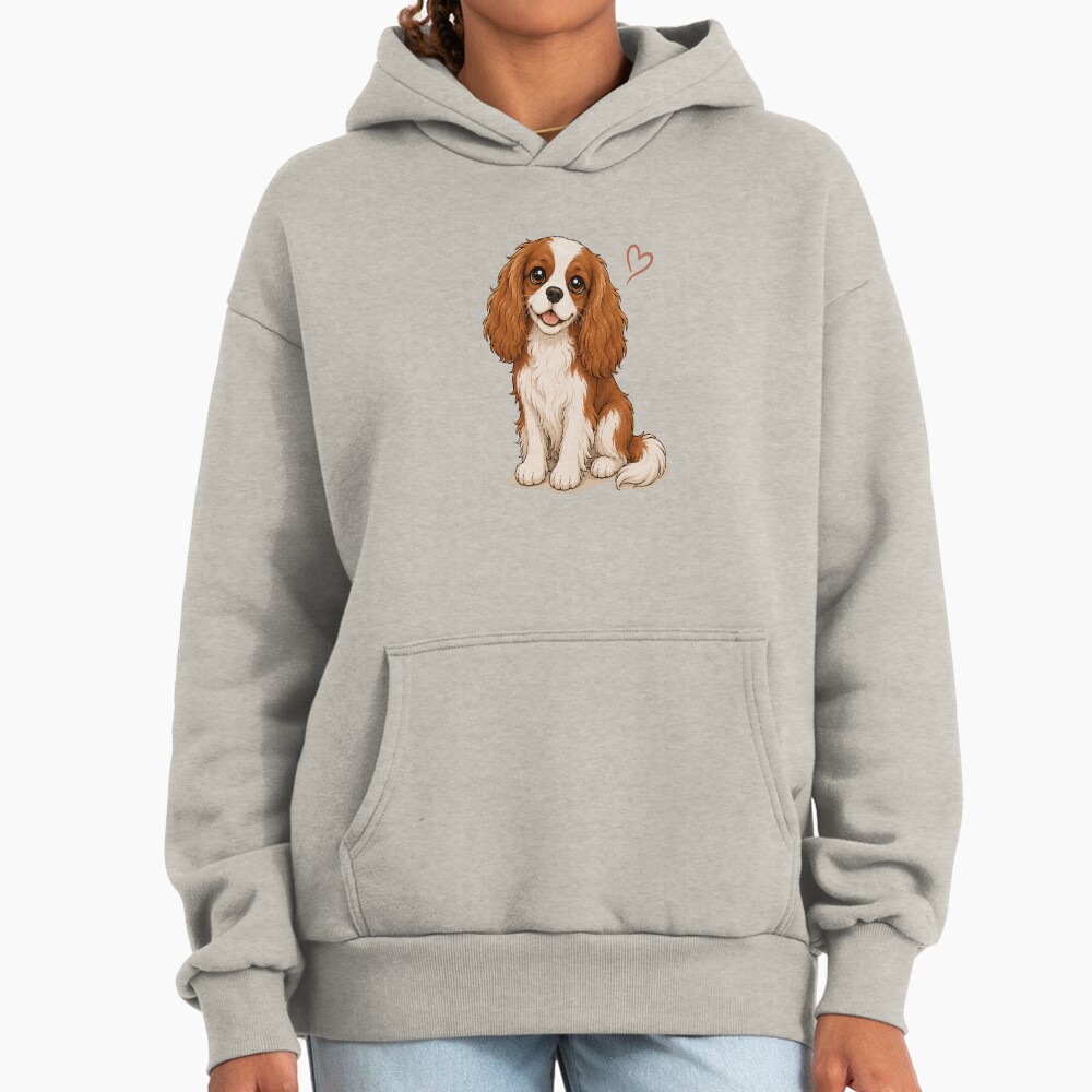 ssrcooversized_hoodiewomens_01oatmeal_heatherfrontsquare_productx1000-5 ssrcooversized hoodiewomens 01oatmeal heatherfrontsquare productx1000 5 - Cavalier King Charles Spaniel Gifts UK