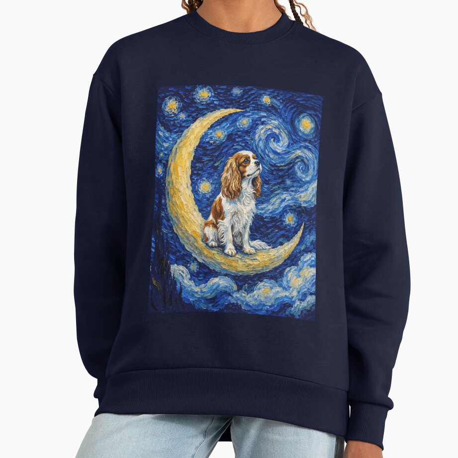 ssrcooversized_sweatshirtwomens_0105081f66c8590f4efrontsquare_productx1000 - Cavalier King Charles Spaniel Gifts UK