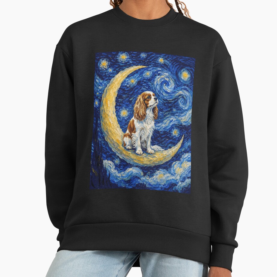 ssrcooversized_sweatshirtwomens_0110101001c5ca27c6frontsquare_productx1000 - Cavalier King Charles Spaniel Gifts UK