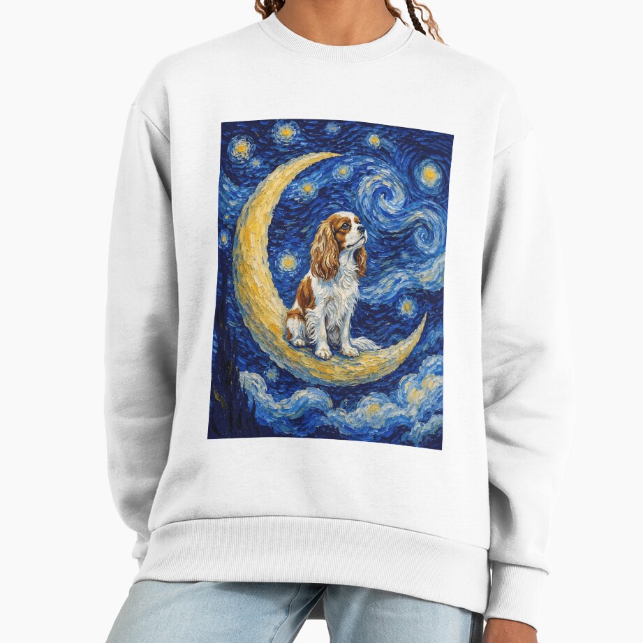 ssrcooversized_sweatshirtwomens_01fafafaca443f4786frontsquare_productx1000 - Cavalier King Charles Spaniel Gifts UK