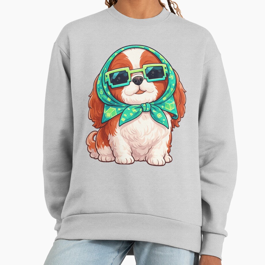 ssrcooversized_sweatshirtwomens_01heather_greyfrontsquare_productx1000-4 ssrcooversized sweatshirtwomens 01heather greyfrontsquare productx1000 4 - Cavalier King Charles Spaniel Gifts UK