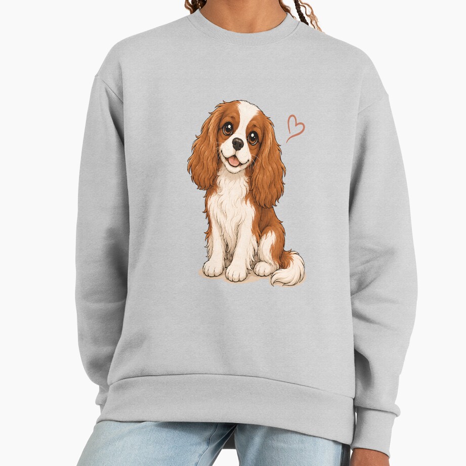 ssrcooversized_sweatshirtwomens_01heather_greyfrontsquare_productx1000-7 ssrcooversized sweatshirtwomens 01heather greyfrontsquare productx1000 7 - Cavalier King Charles Spaniel Gifts UK