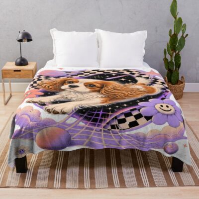 Cavalier Modern Artwork Throw Blanket
