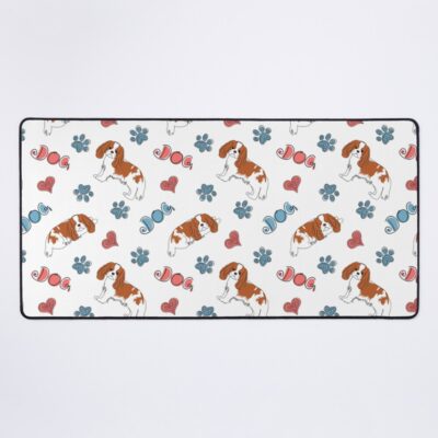 Cavalier Iconic Illustration Mouse Pad
