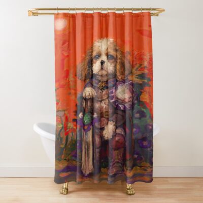 Cavalier Vintage Artwork Shower Curtain