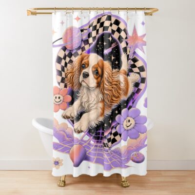 Cavalier Modern Artwork Shower Curtain
