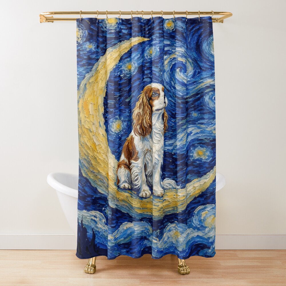 urshower_curtain_closedsquare1000x1000.1 - Cavalier King Charles Spaniel Gifts UK