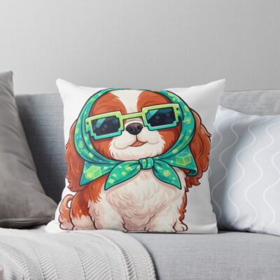 Cavalier Classic Illustration Throw Pillow