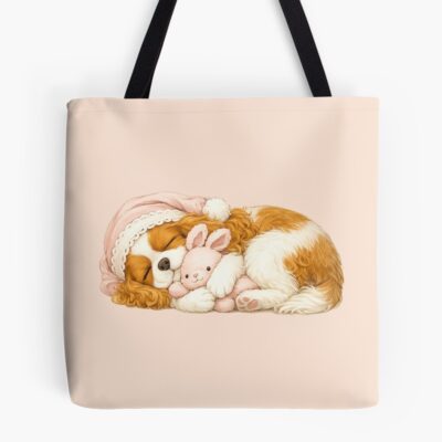 Cavalier Aesthetic Illustration Tote Bag